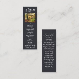 D'appel Carte de prière de célébration de la vie de sympat