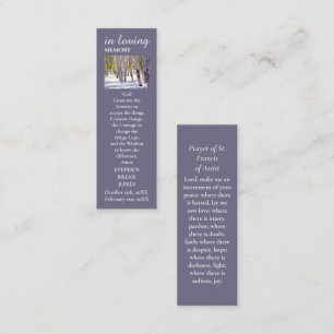D'appel Carte de prière de célébration de la vie de sympat