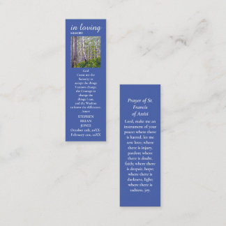 D'appel Carte de prière de sympathie pour la célébration d
