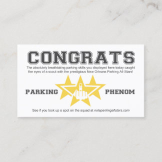 D'appel Carte de scoutisme All-Stars Stars Parking New Orl
