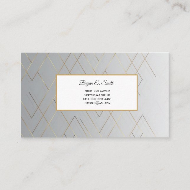 D'appel Carte de visite (Devant)