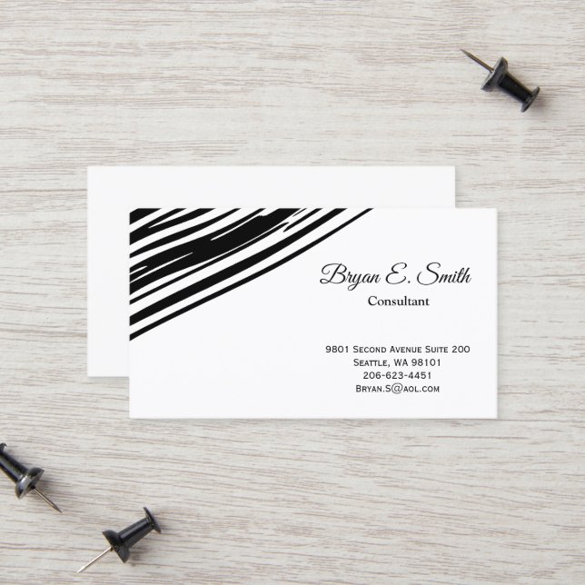 D'appel Carte de visite (Devant/Arrière en situation)