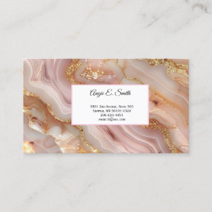 D'appel Carte de visite à impression d'agate