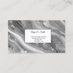 D'appel Carte de visite à impression d'agate