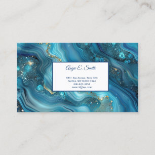 D'appel Carte de visite à motif agate