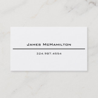 D'appel Carte de visite de nom et de nombre - simple