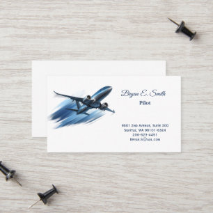 D'appel Carte de visite de pilote