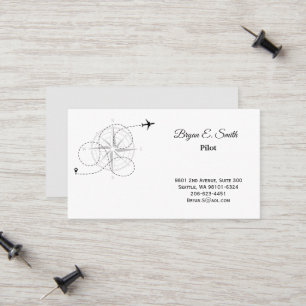 D'appel Carte de visite de pilote