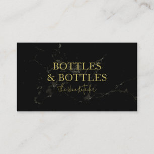 D'appel Carte de visite de revendeur de vin de qualité sup