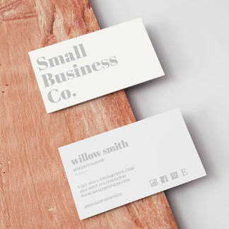 D'appel Carte de visite minimaliste