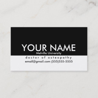 D'appel Carte de visite professionnel pour des étudiants