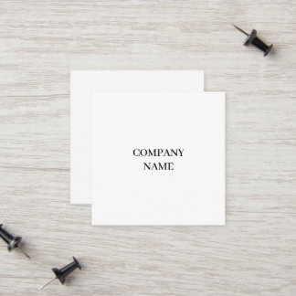 D'appel Carte de visite professionnelle 2,5" x 2,5"