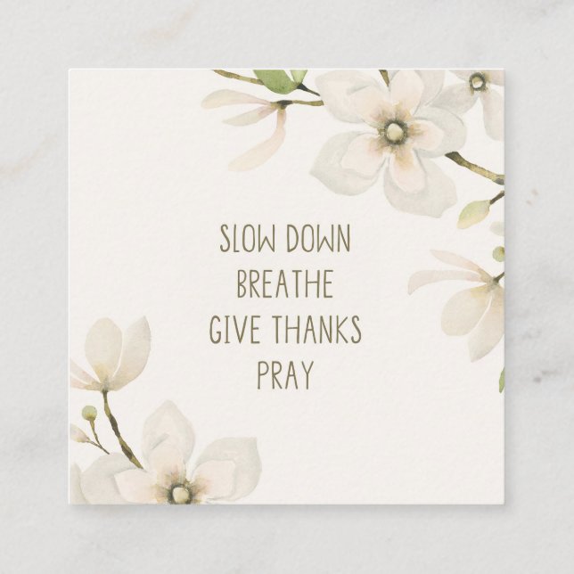 D'appel Carte d'écriture (Dos)