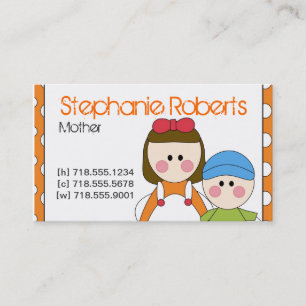 D'appel Carte d'information de maman