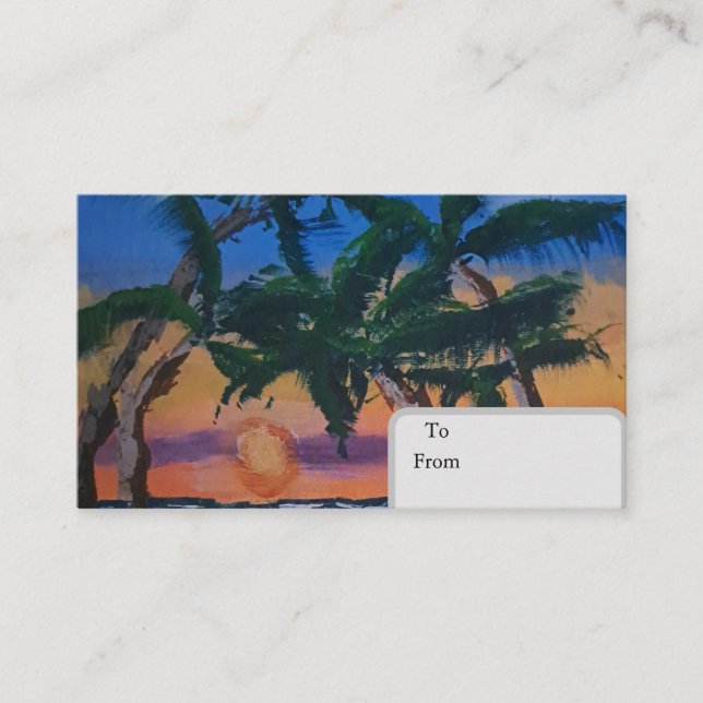 D'appel Carte tropicale (Devant)