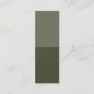 D'appel Carte verte Moss semi-texturée - personnalisable