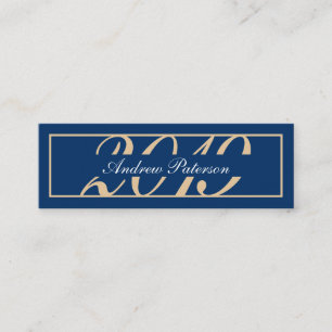 D'appel Élégante carte d'insertion de graduation classique