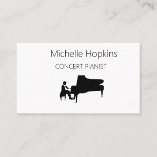 D'appel Musique Enseignant Élégante Touches Piano Carte d'