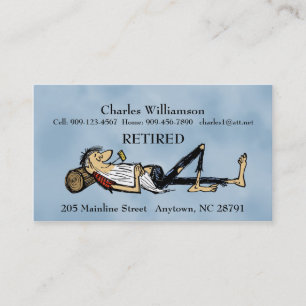 D'appel Retraité - Carte de visite - Image RipVanWinkle