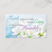 Verset de la Bible, carte de motivation religieuse