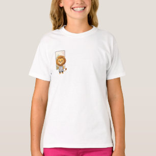 Dapper Barber Lion Stylist Kids T-Shirt