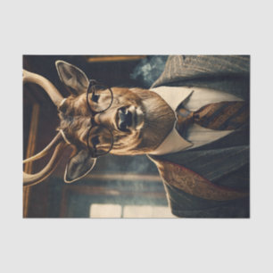 Dapper Deer Decoupage Paper