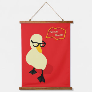 Dapper Duck Hanging Tapestry