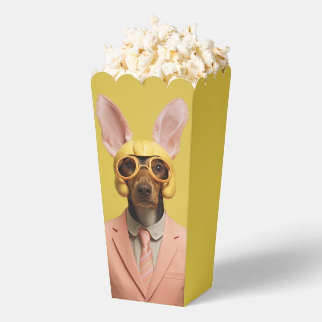 Dapper Easter Bunny Dog Favor Box (Popped)