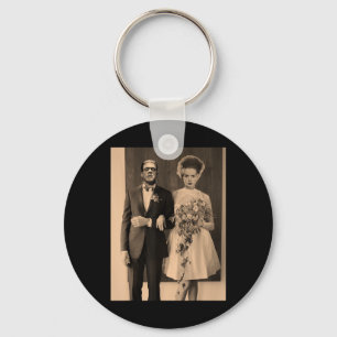 Dapper Frankenstein Wedding Day - Monster Hallowee Keychain