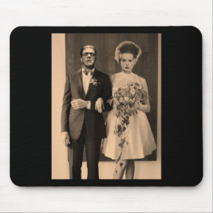 Dapper Frankenstein Wedding Day - Monster Hallowee Mouse Pad