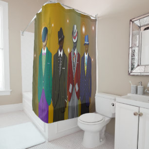 Dapper Gents Shower Curtain