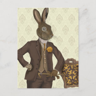 Dapper Hare 2 Postcard