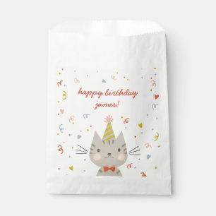 Dapper Kitty Birthday Party Favour Bag