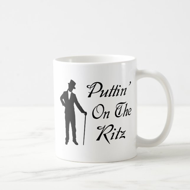 Dapper Man Puttin On The Ritz Coffee Mug (Right)