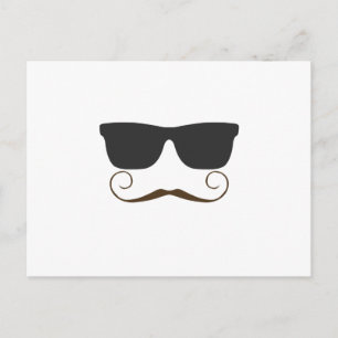 Dapper Moustache Postcard