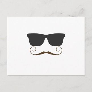 Dapper Moustache Postcard
