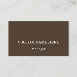 Dapper Professional Business Card