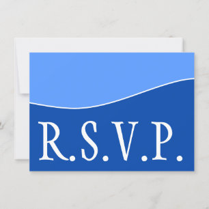 Dapper, Simple & Basic "R.S.V.P." Card