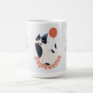 Dapper Tuxedo Cat Celebration 15oz Large Coffee Mu Mug