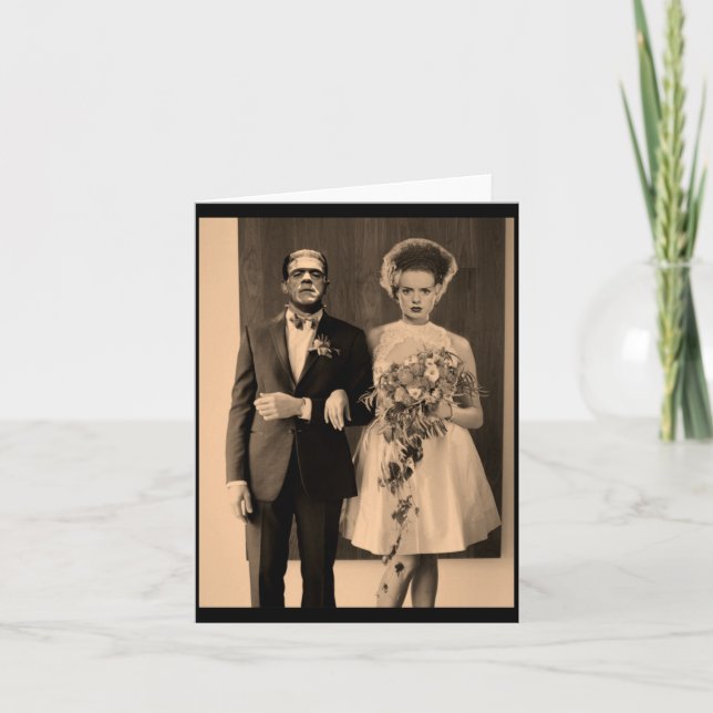 Dapper Wedding Day - Monster Halloween Performance Card (Front)