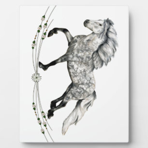 Dapple Grey Icelandic Mare Grá Plaque
