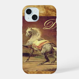 DAPPLED GREY HORSE MONOGRAM iPhone 15 CASE