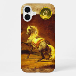 DAPPLED GREY HORSE MONOGRAM iPhone 16 PLUS CASE