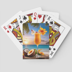 Daquiri mango playing cards