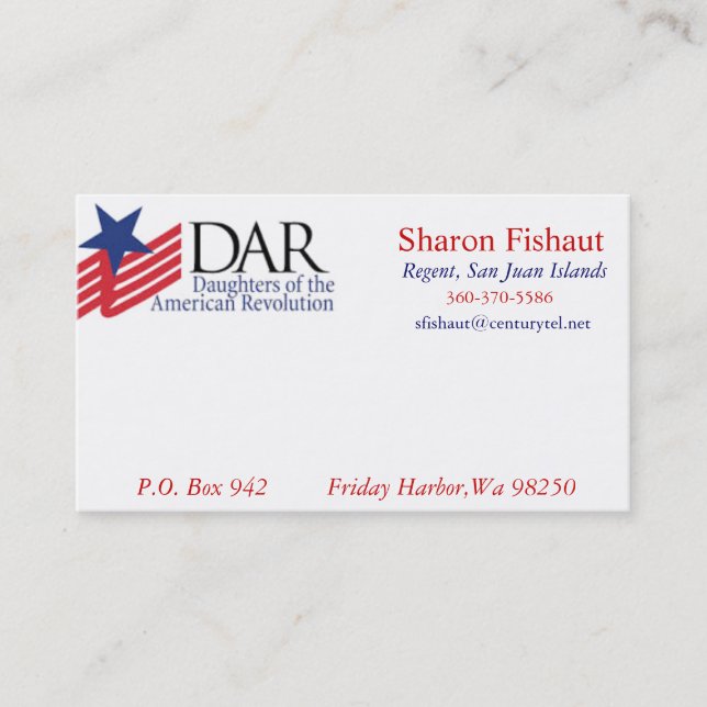DAR Businesss Card (Front)