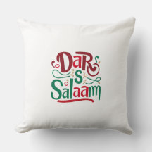 Dar es salaam Throw Pillow
