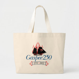 DAR Gaspee250 - Italic Logo on Jumbo Tote Bag