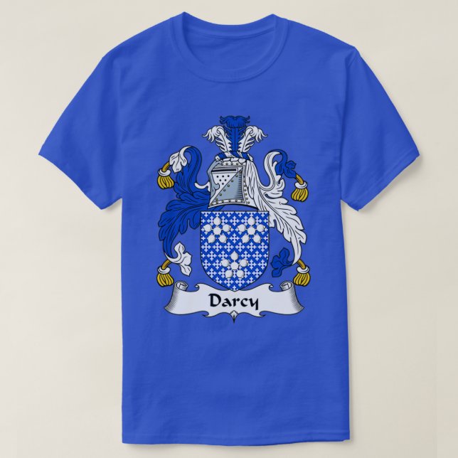 Darcy Coat of Arms Family Crest 1  T-Shirt (Design Front)