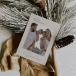 DARCY Gold Foil Vintage Family Photo Christmas Foil Holiday Card<br><div class="desc">DARCY Gold Foil Vintage Family Photo Christmas Foil Holiday Card.

Personalize the front of the card with a photo,  your family name and the year. Personalize the back with an optional holiday greeting or family news,  and your family name.</div>
