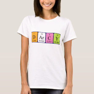 Darcy periodic table name shirt